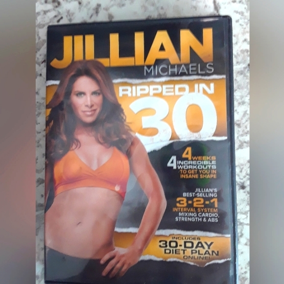 Jillian Michaels Lot of 2 DVDs Ripped in 30 + Killer Abs - Picture 3 of 7